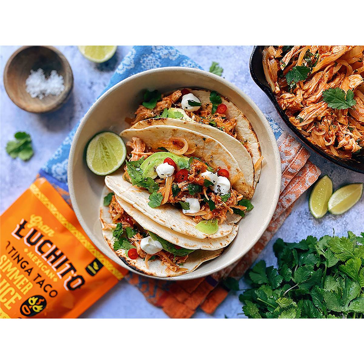 Gran Luchito Tinga Taco Cooking Sauce With Chipotle & Garlic 380g