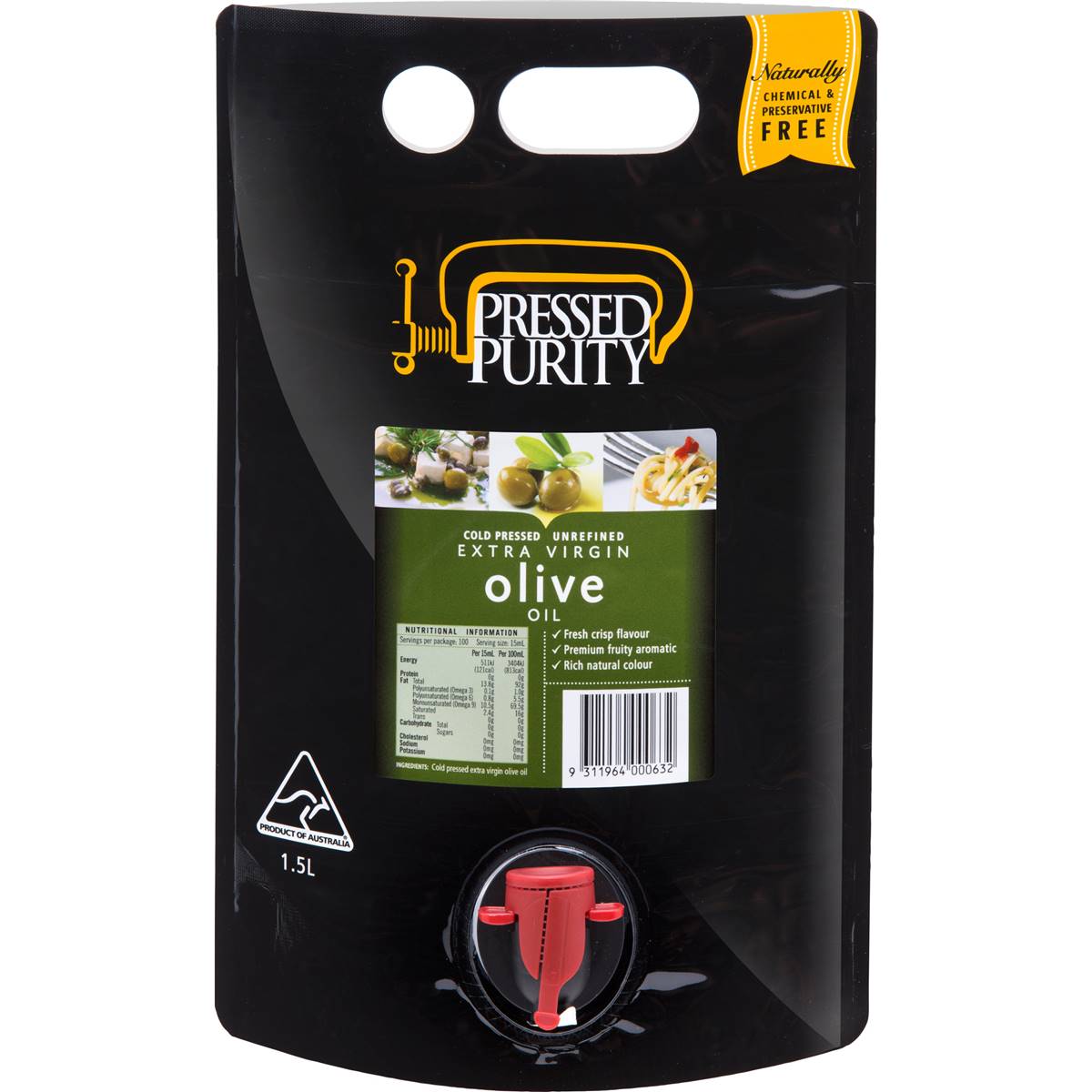 Pressed Purity Extra Virgin Olive Oil