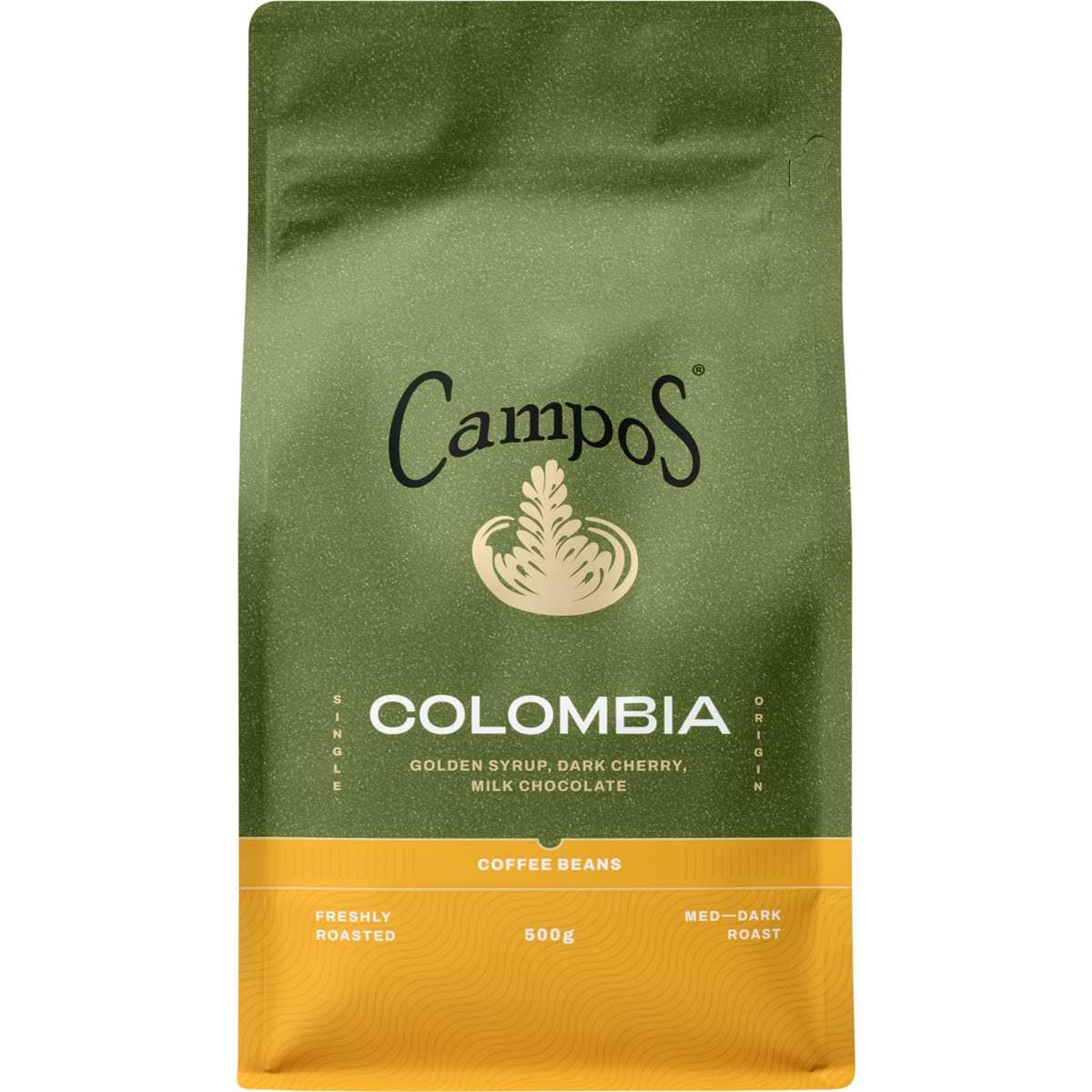 Campos Colombia Coffee Beans 500g Woolworths