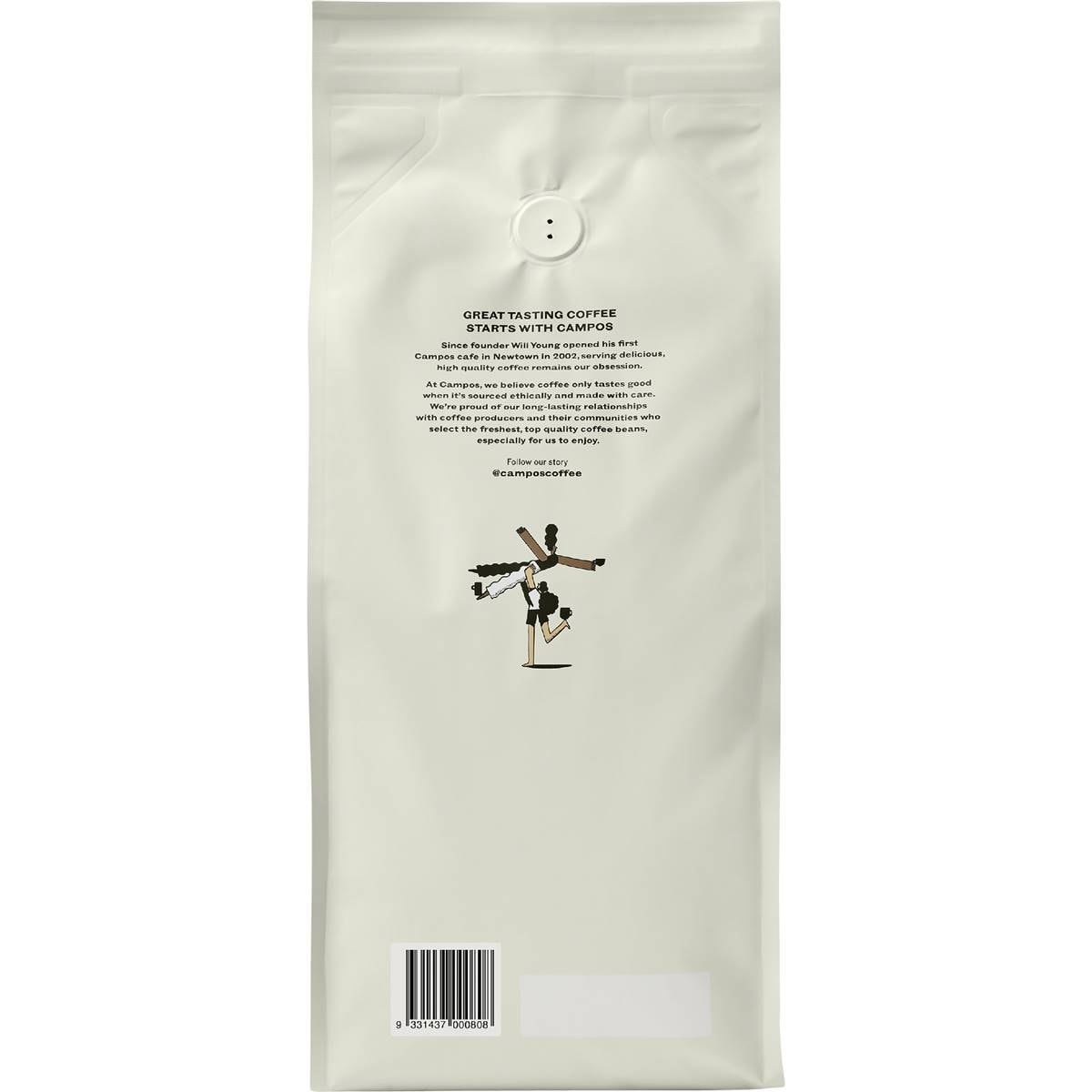 Campos Organic Coffee Beans 1kg Woolworths