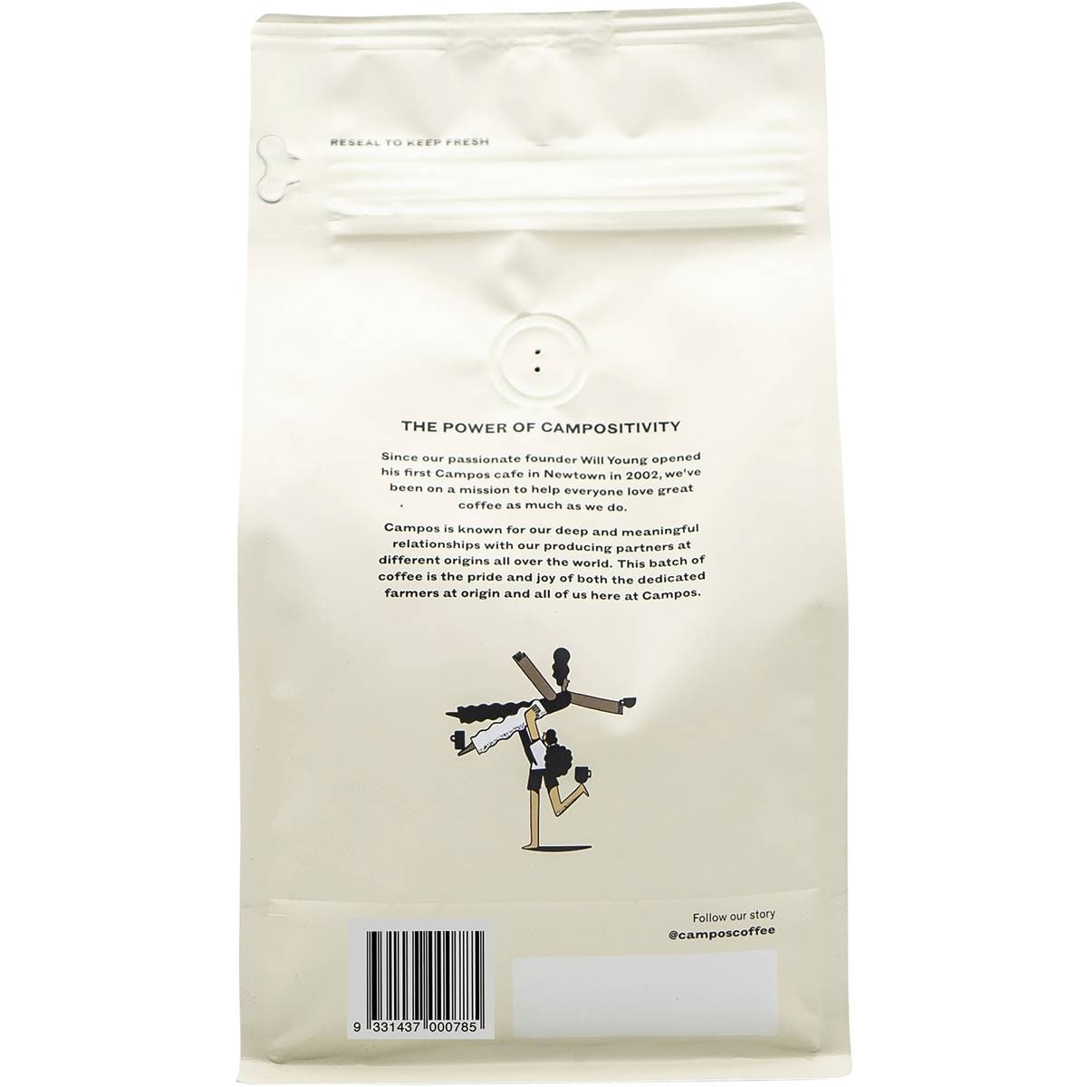 Campos Organic Coffee Beans 500g Woolworths