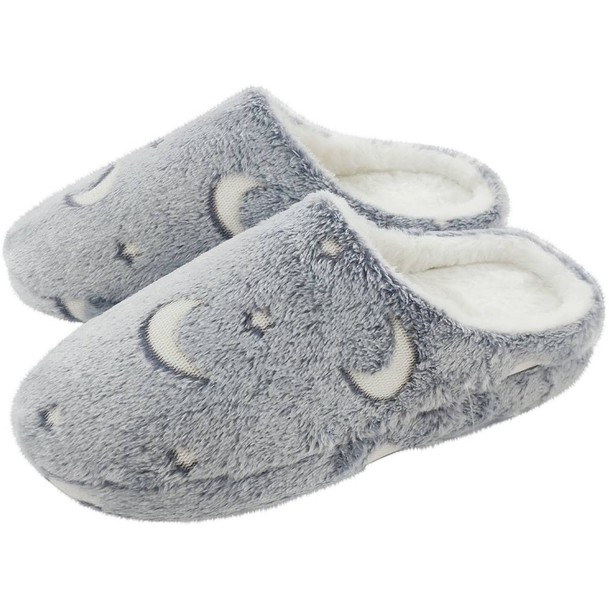 Ladies Sherpa Scuff Slipper Assorted Each Woolworths