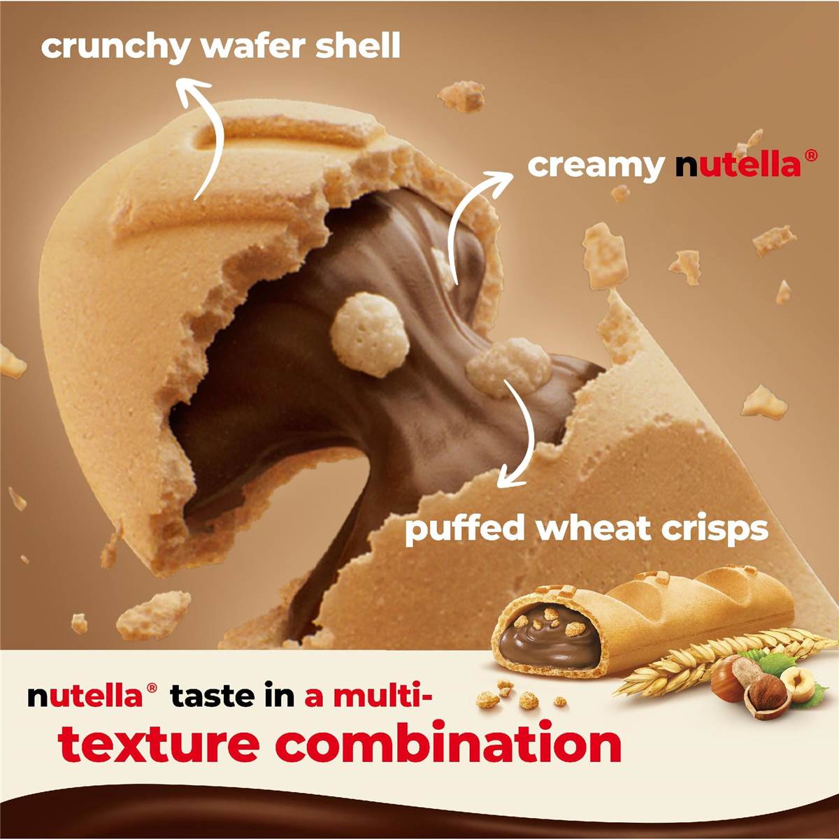 Nutella Bready Biscuit Multipack 6 Pack Woolworths