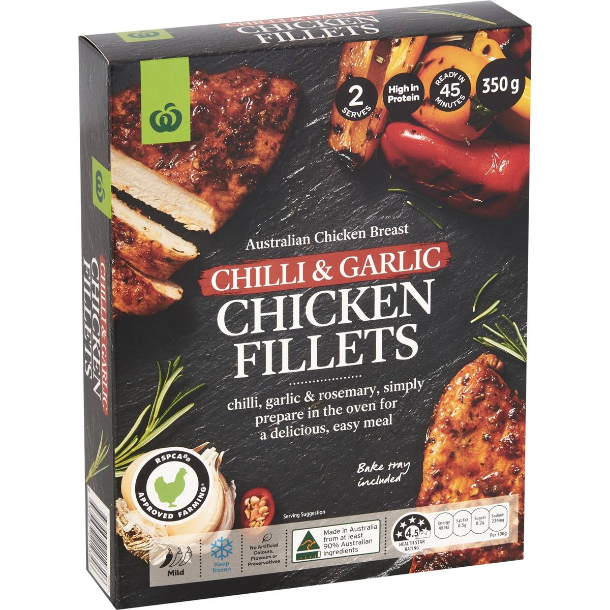 Woolworths Chicken Breast Fillets Chilli & Garlic