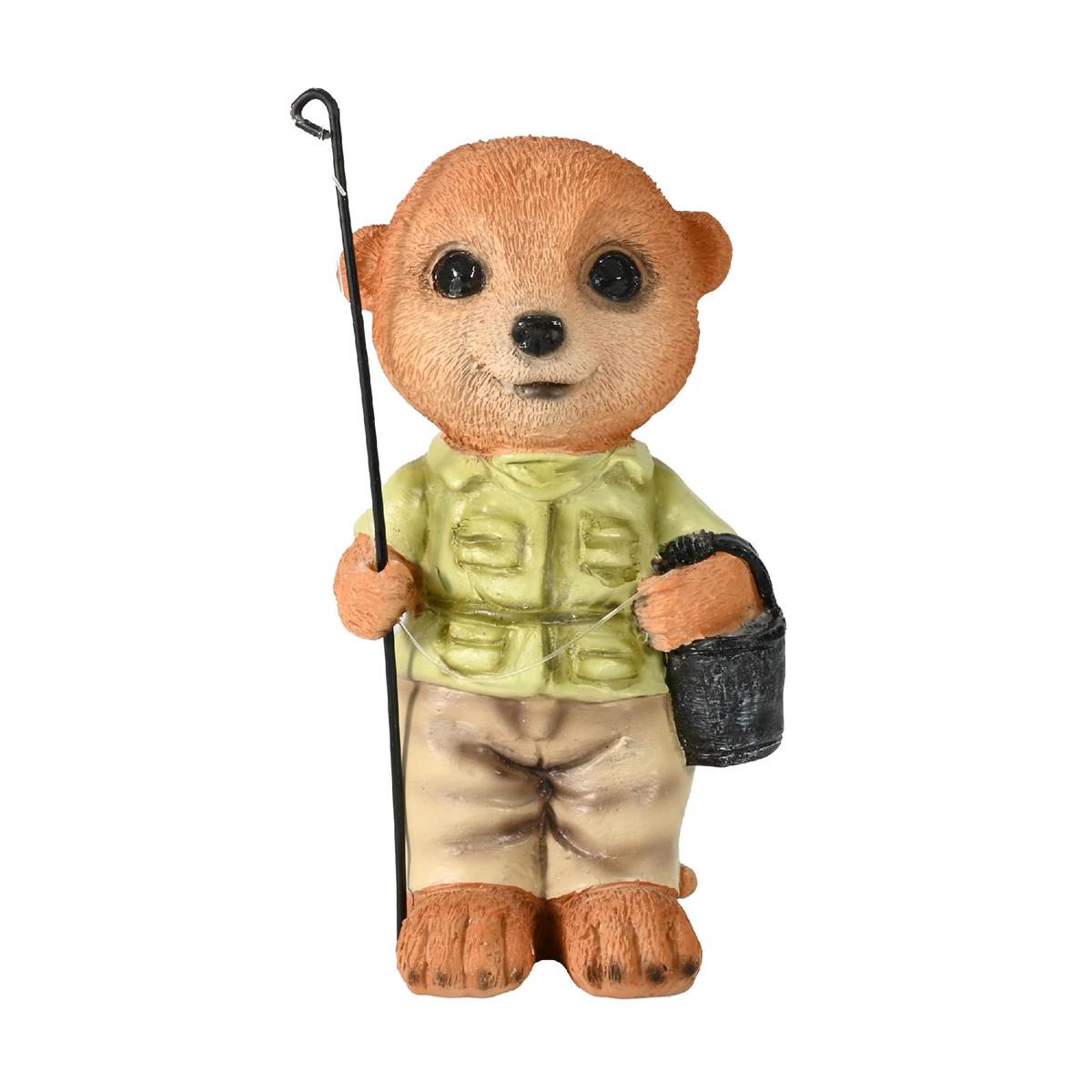 Mirabella Mini Meerkat Statues Fisherman