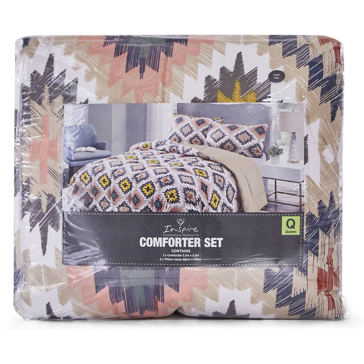 Inspire Comforter Set Queen Each Woolworths