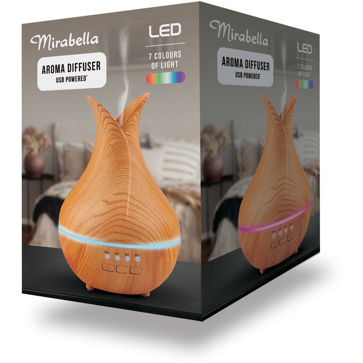 Mirabella Usb Powered Aroma Diffuser With Led Lights Each Woolworths
