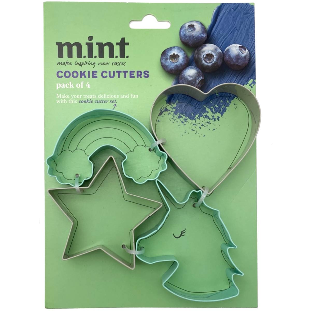Mint Cookie Cutters 4 Pack Woolworths