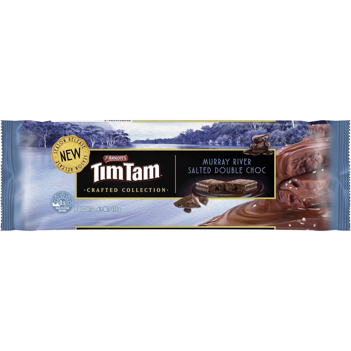 Arnott's Tim Tam Crafted Biscuits Salted Double Choc 175g | Woolworths