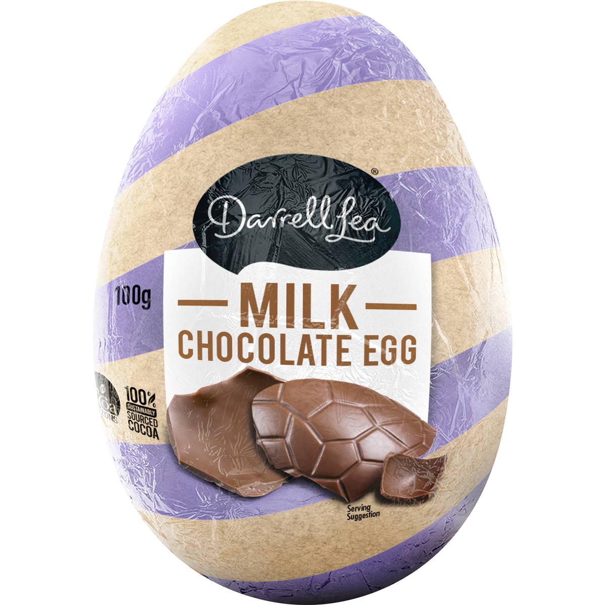 Darrell Lea Milk Chocolate Egg 100g Woolworths