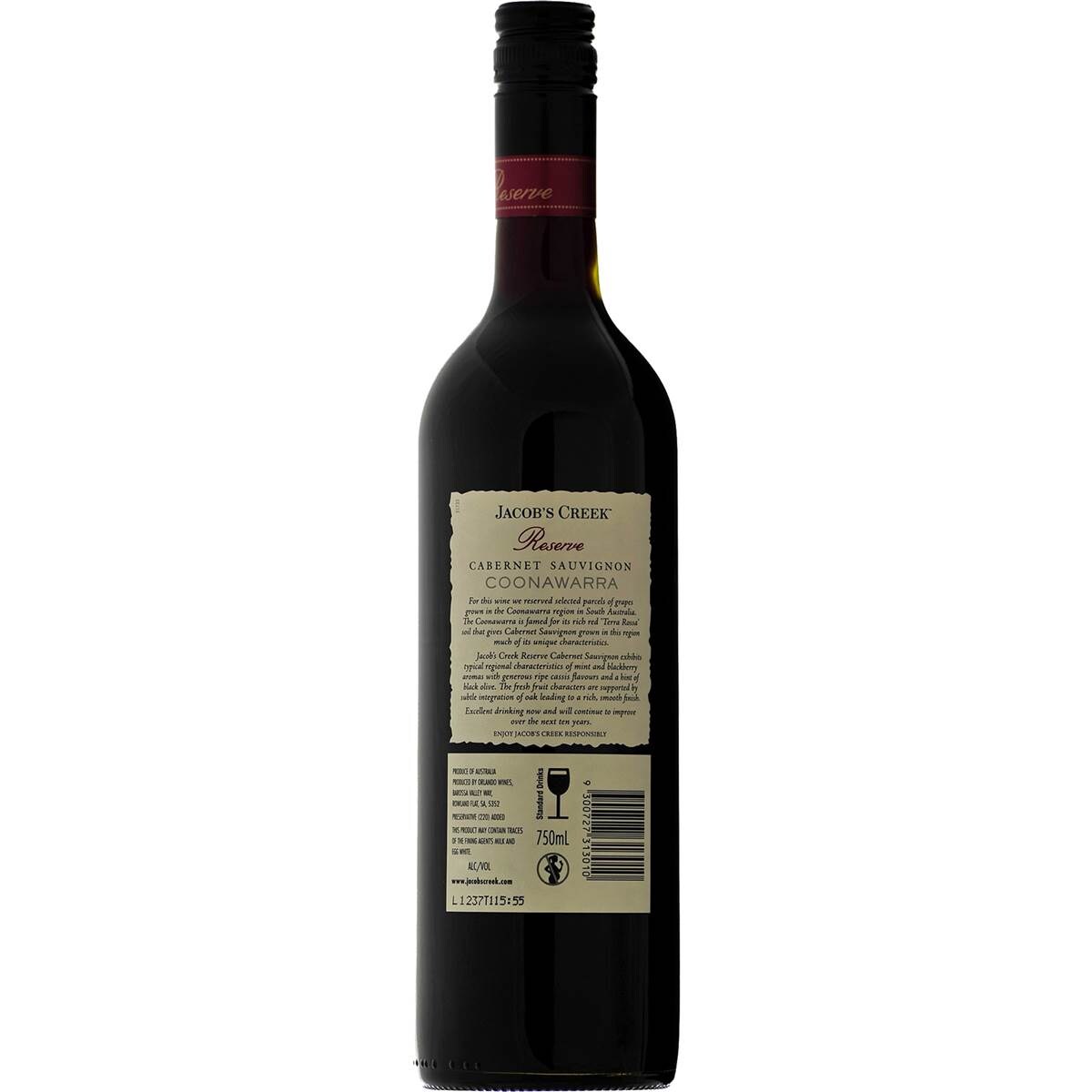 Jacobs Creek Reserve Sauvignon 750ml Woolworths