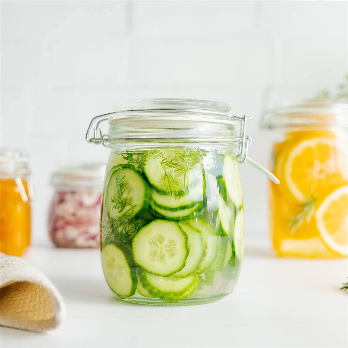 Kate's Kitchen Clip Top Preserving Jar 750ml Woolworths