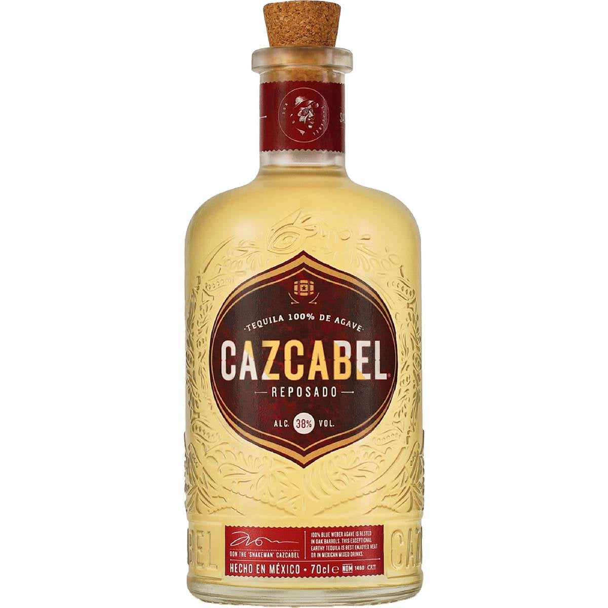 Cazcabel Reposado Tequila 700ml