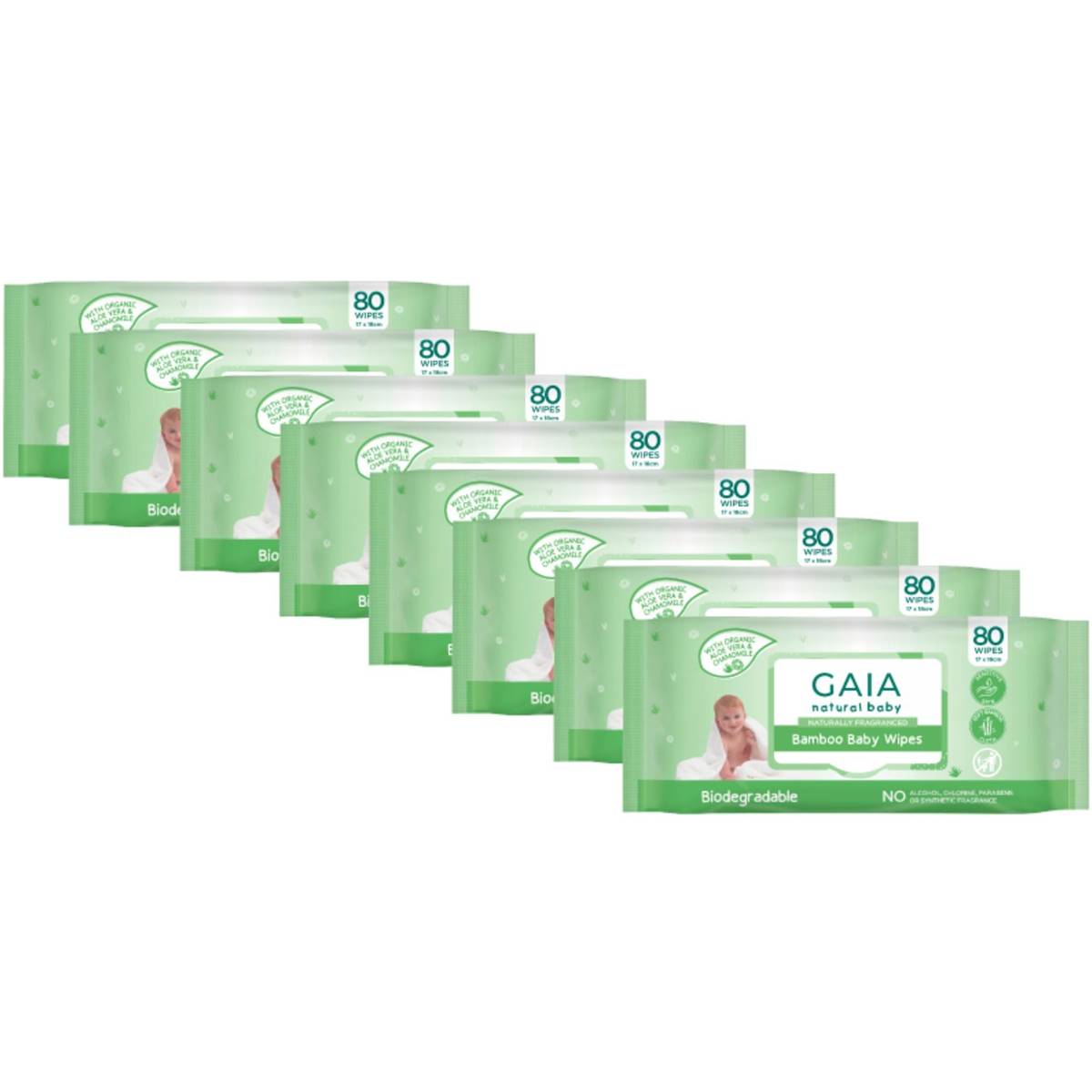 Gaia Bamboo Baby Wipes