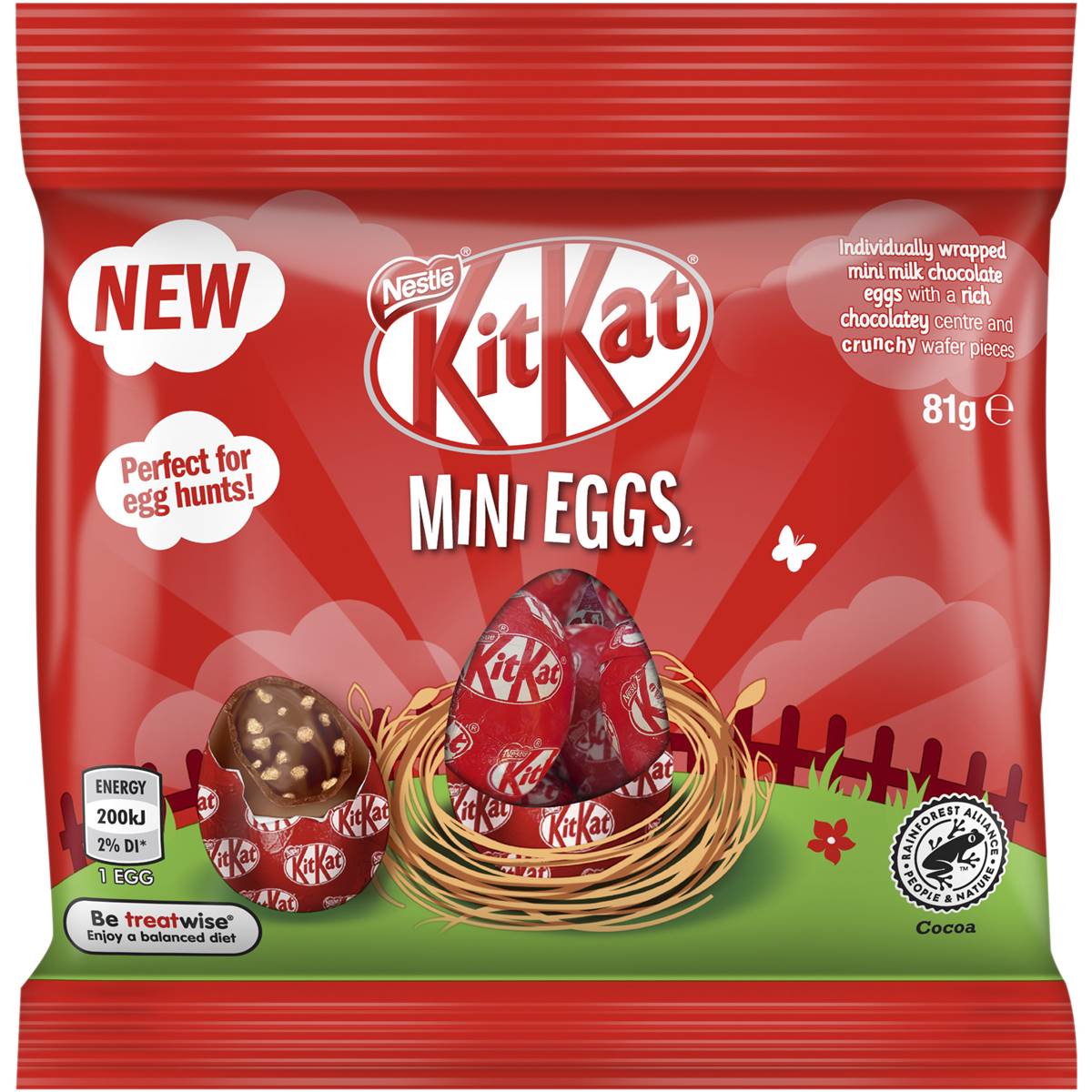 Kitkat Mini Eggs Pouch 9 Pack Woolworths