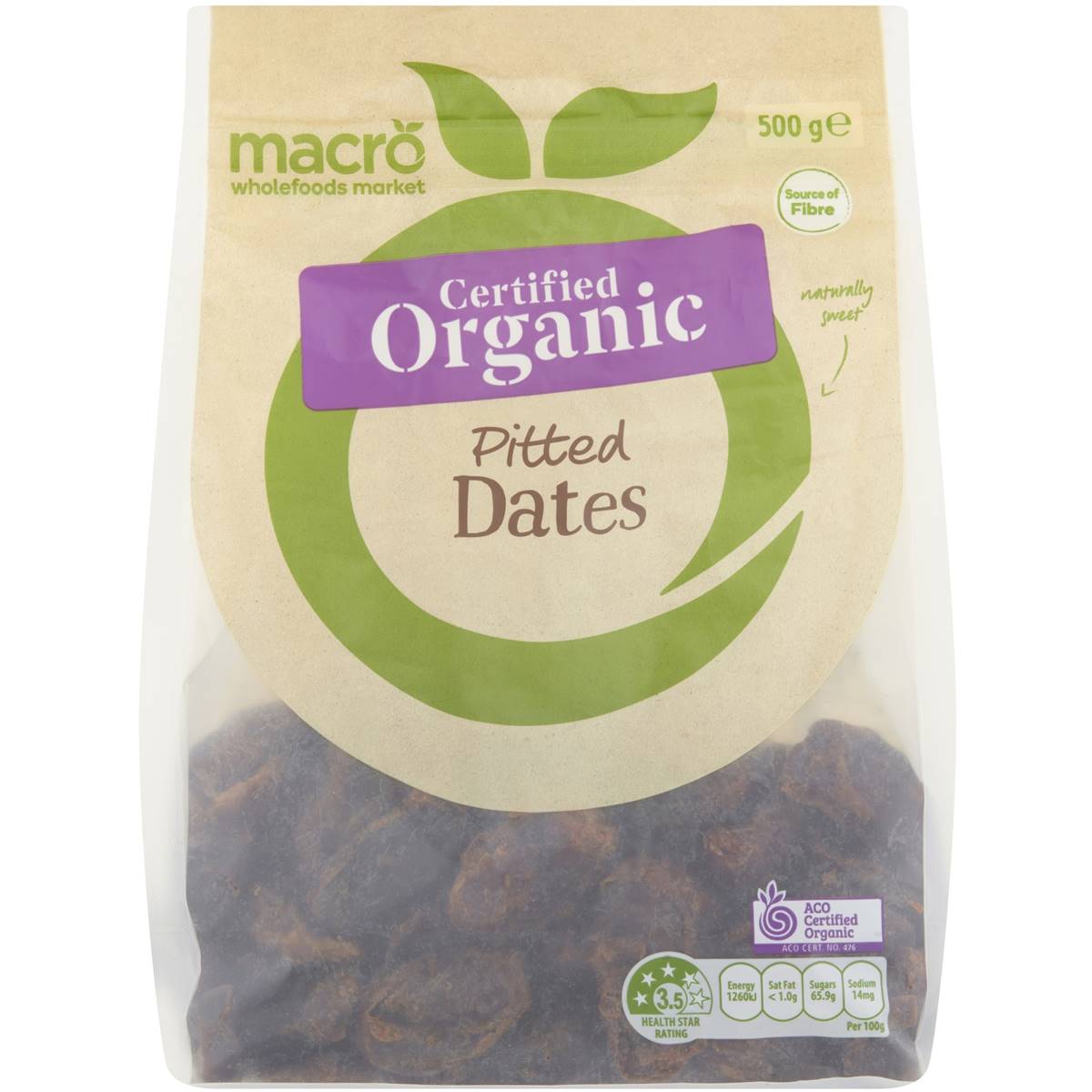 Macro Organic Dates 500g Woolworths