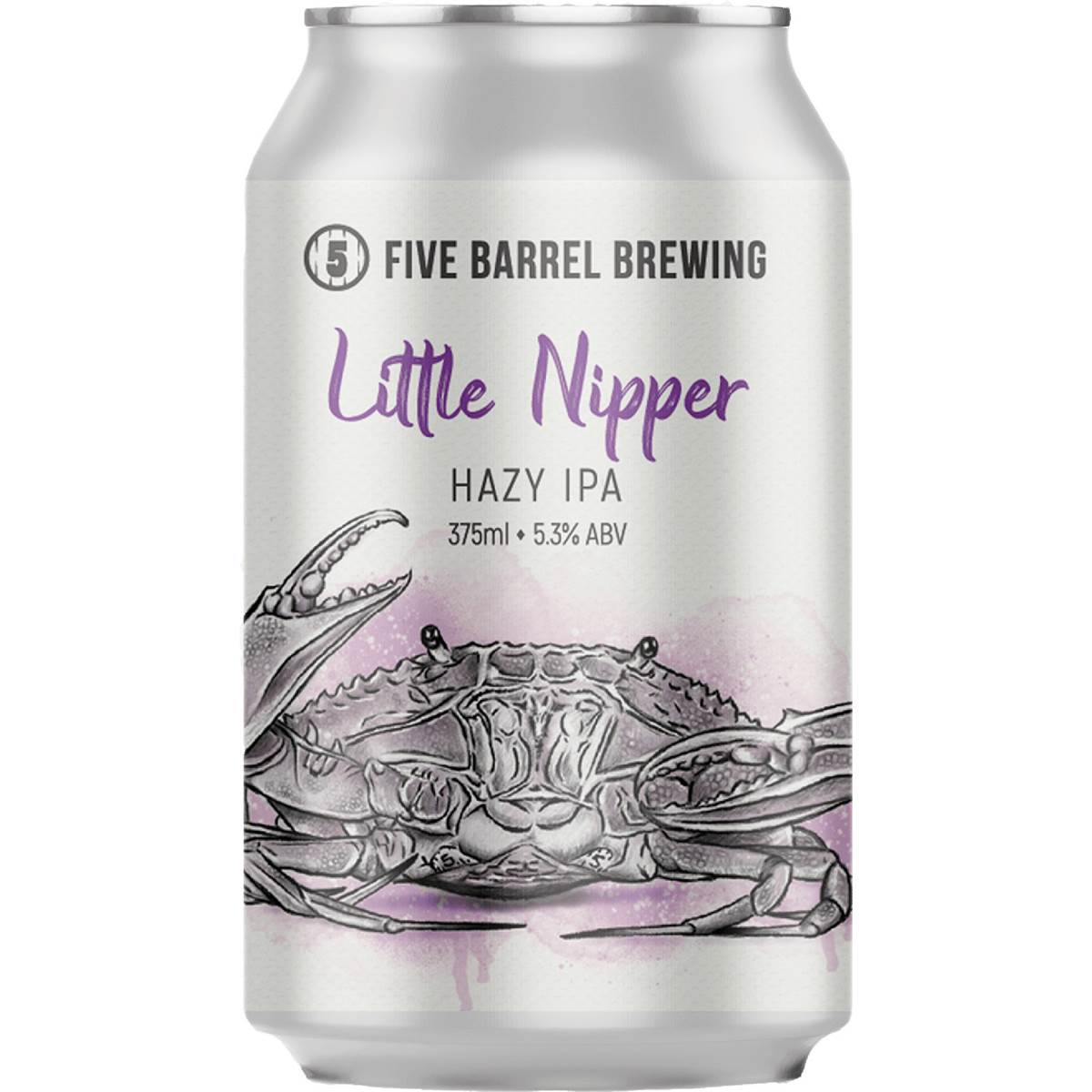 Five Barrel Brewing Little Nipper Hazy Ipa Can