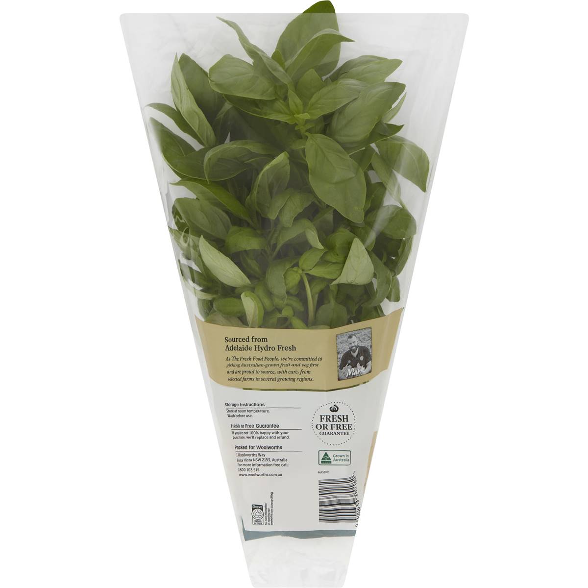 Woolworths Green Basil Bunch Woolworths