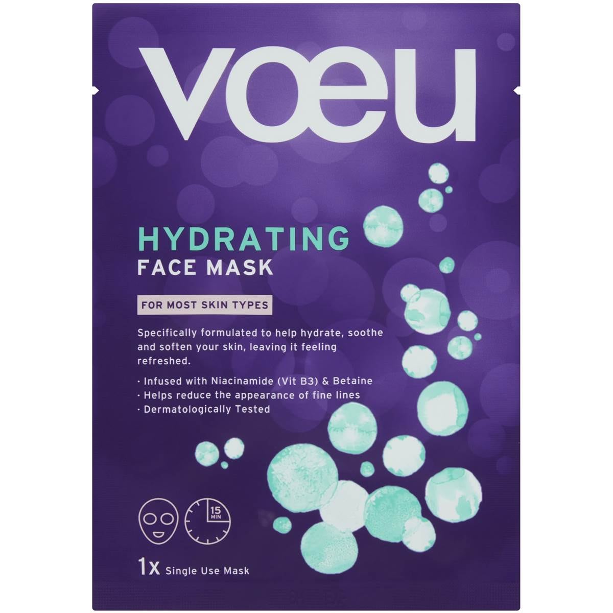 Voeu Hydrating Face Mask Each Woolworths