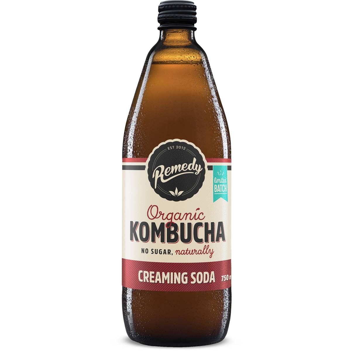 Remedy Organic Kombucha Creaming Soda 750ml Woolworths