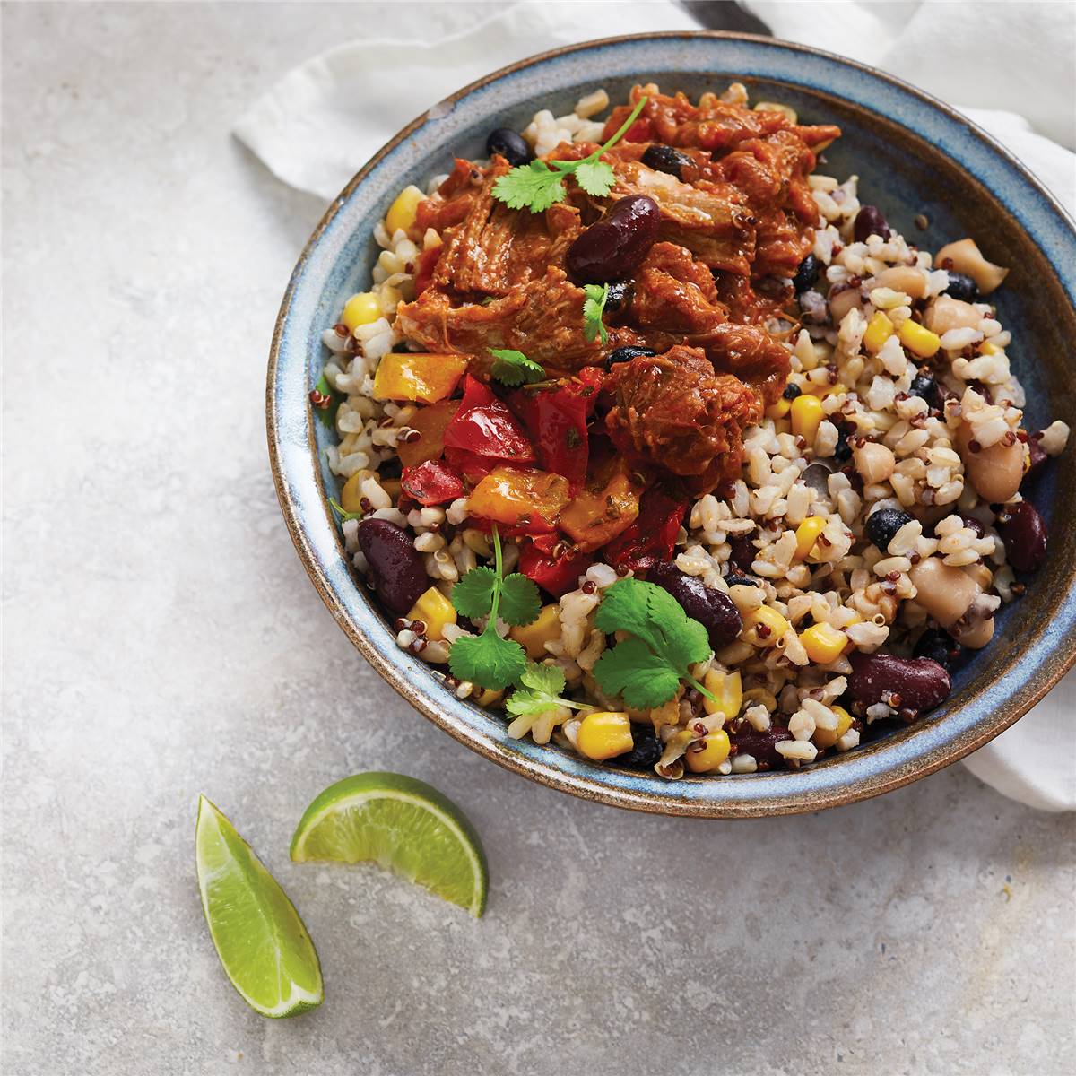 Woolworths Smokey Chipotle Pulled Pork Burrito Bowl Meal 350g Woolworths