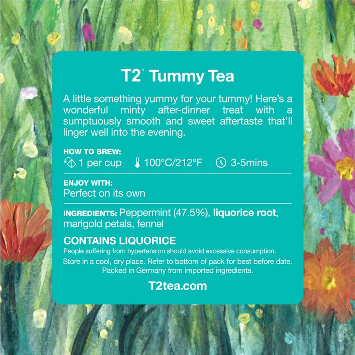 T2 Tea Tummy Tea Bags 10 Pack Woolworths