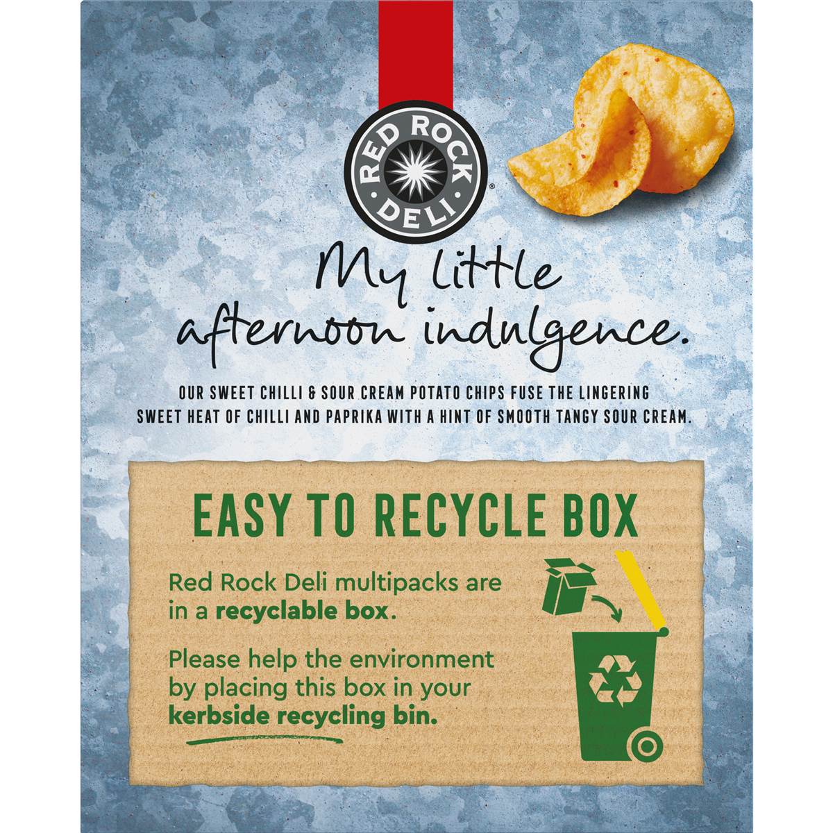 Red Rock Deli Potato Chips Multipack Sweet Chilli & Sour Cream 5 Pack