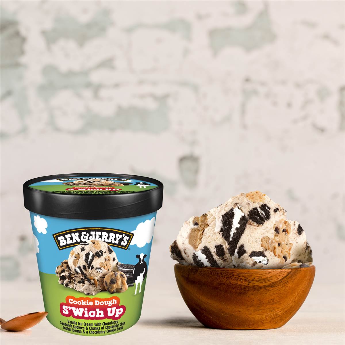 Ben And Jerry S Ice Cream Cookie Dough S Wich Up 458ml Woolworths