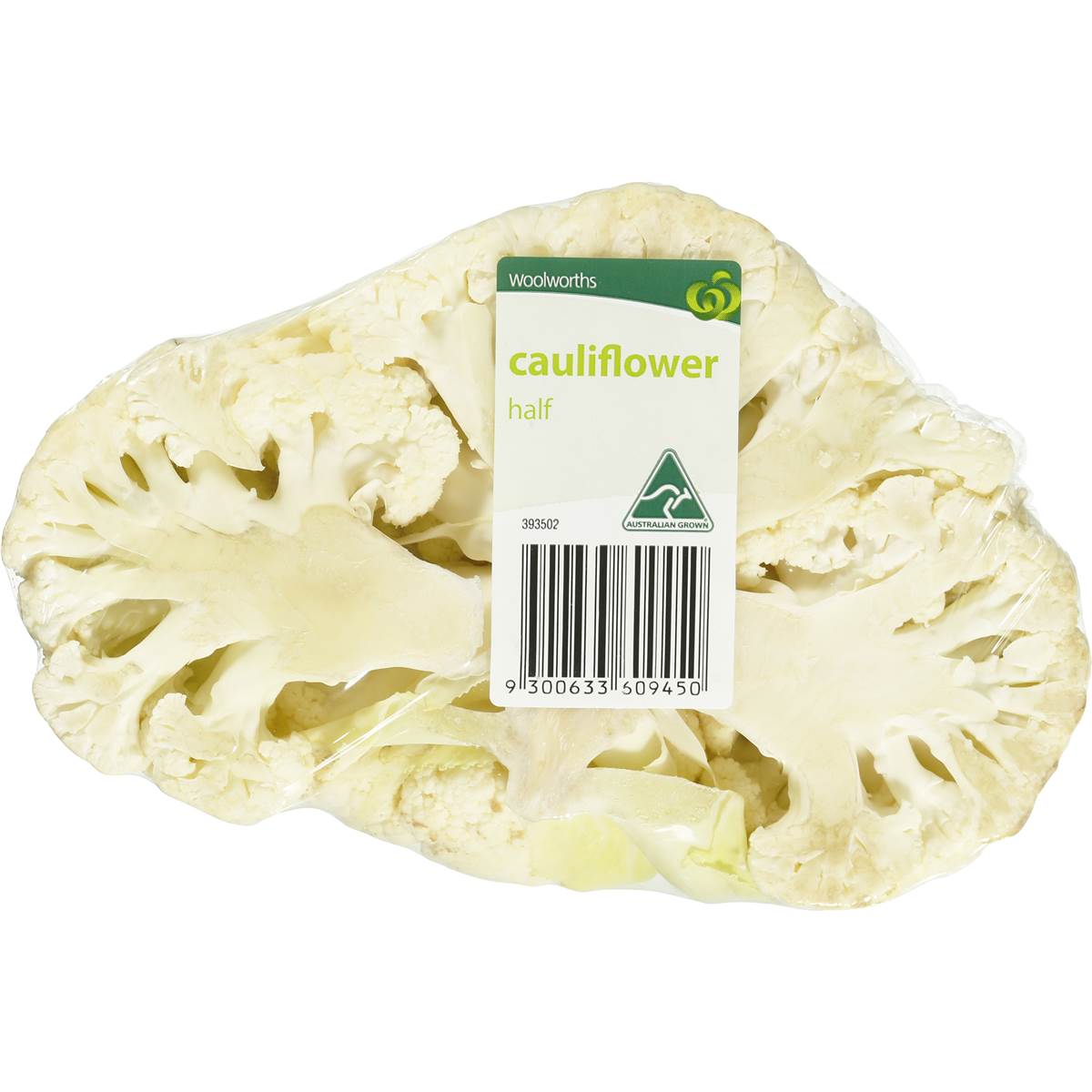 Cauliflower Fresh half each Woolworths