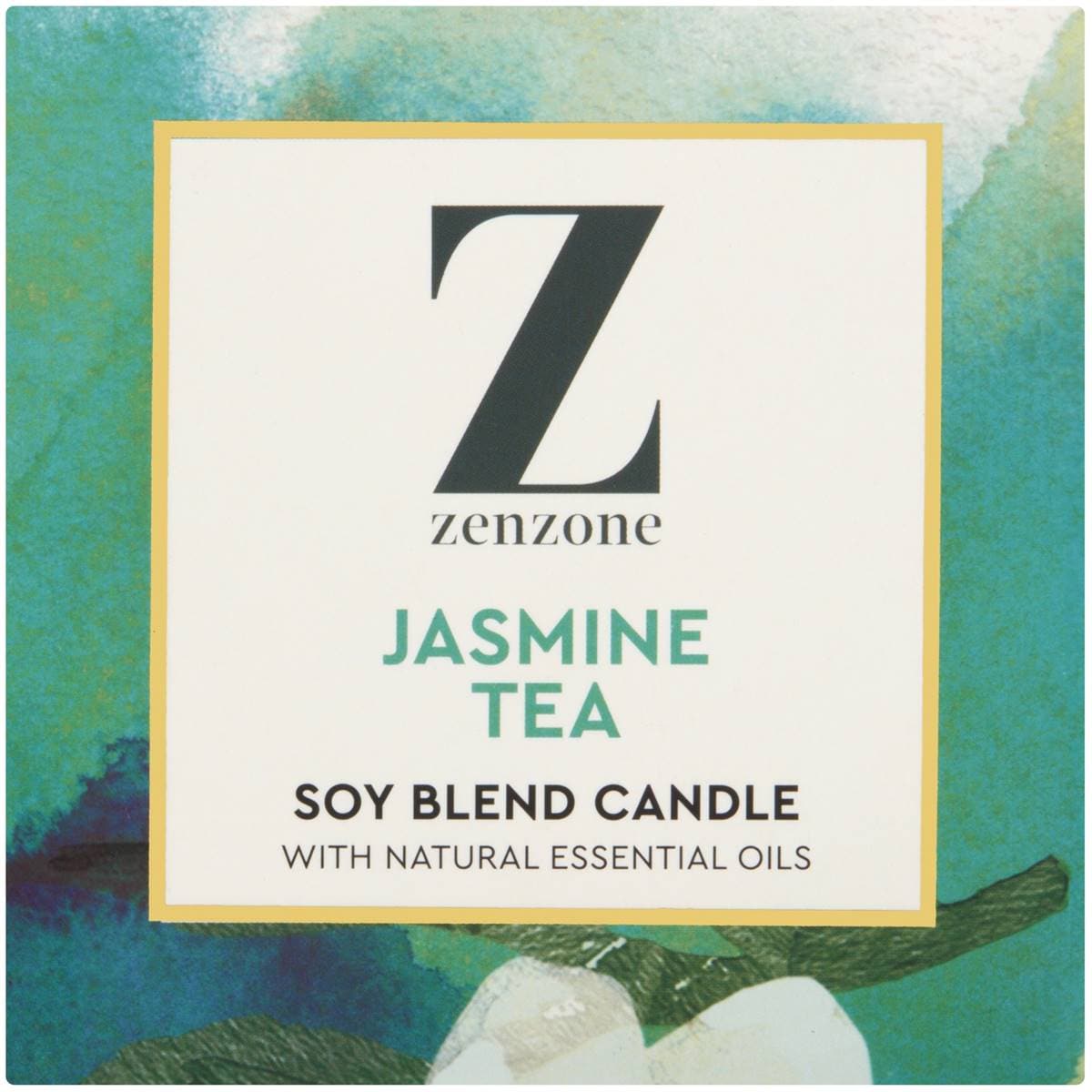 Zenzone Jasmine Tea Soy Blend Candle 260g Woolworths