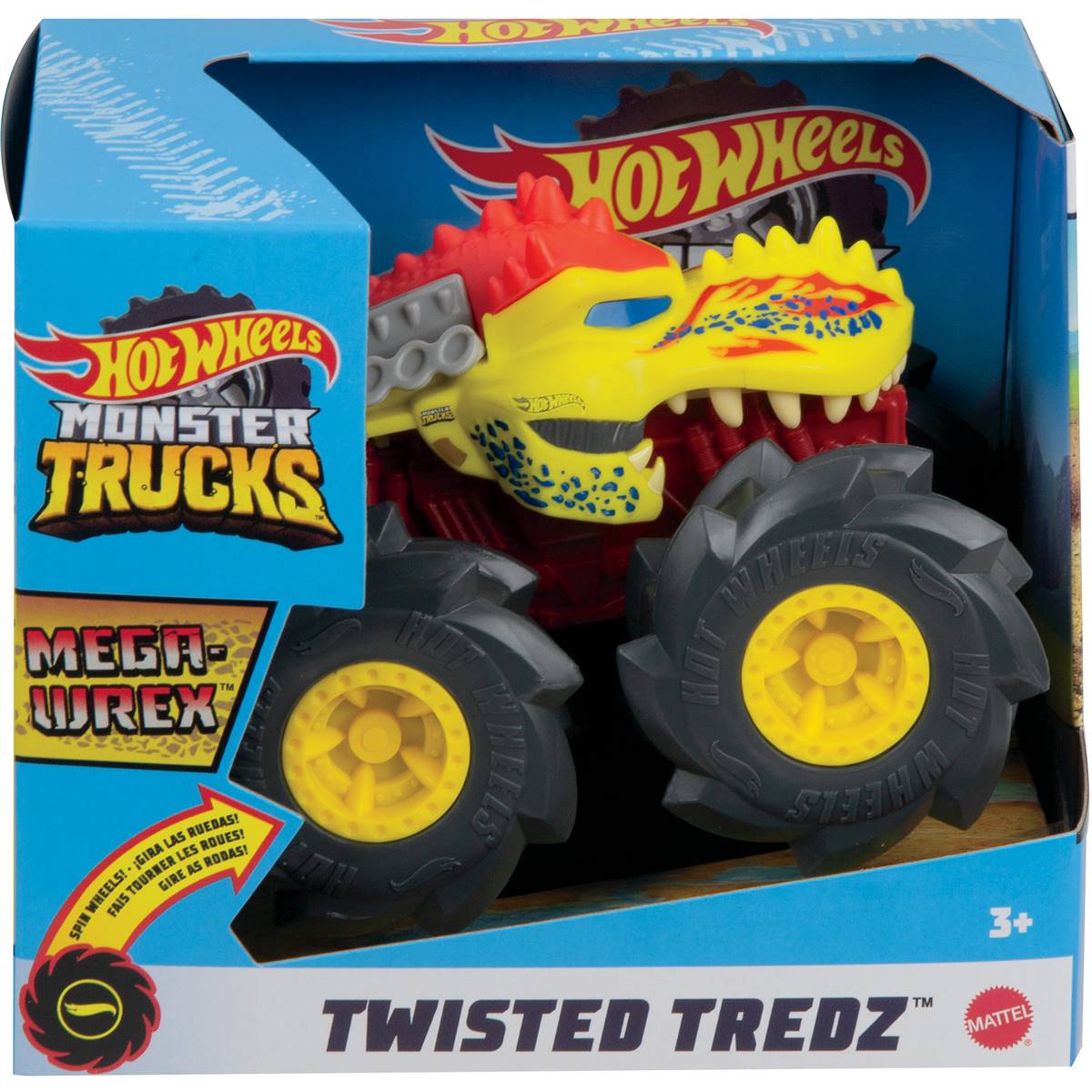 Hot Wheels Monster Trucks Twisted Tredz Toy Assorted Each | Woolworths