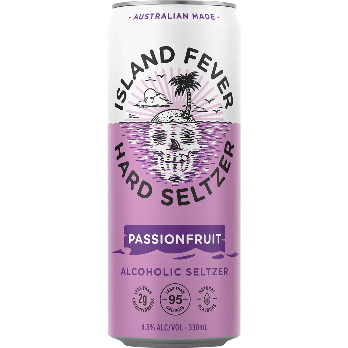 Island Fever Hard Seltzer Passionfruit Can