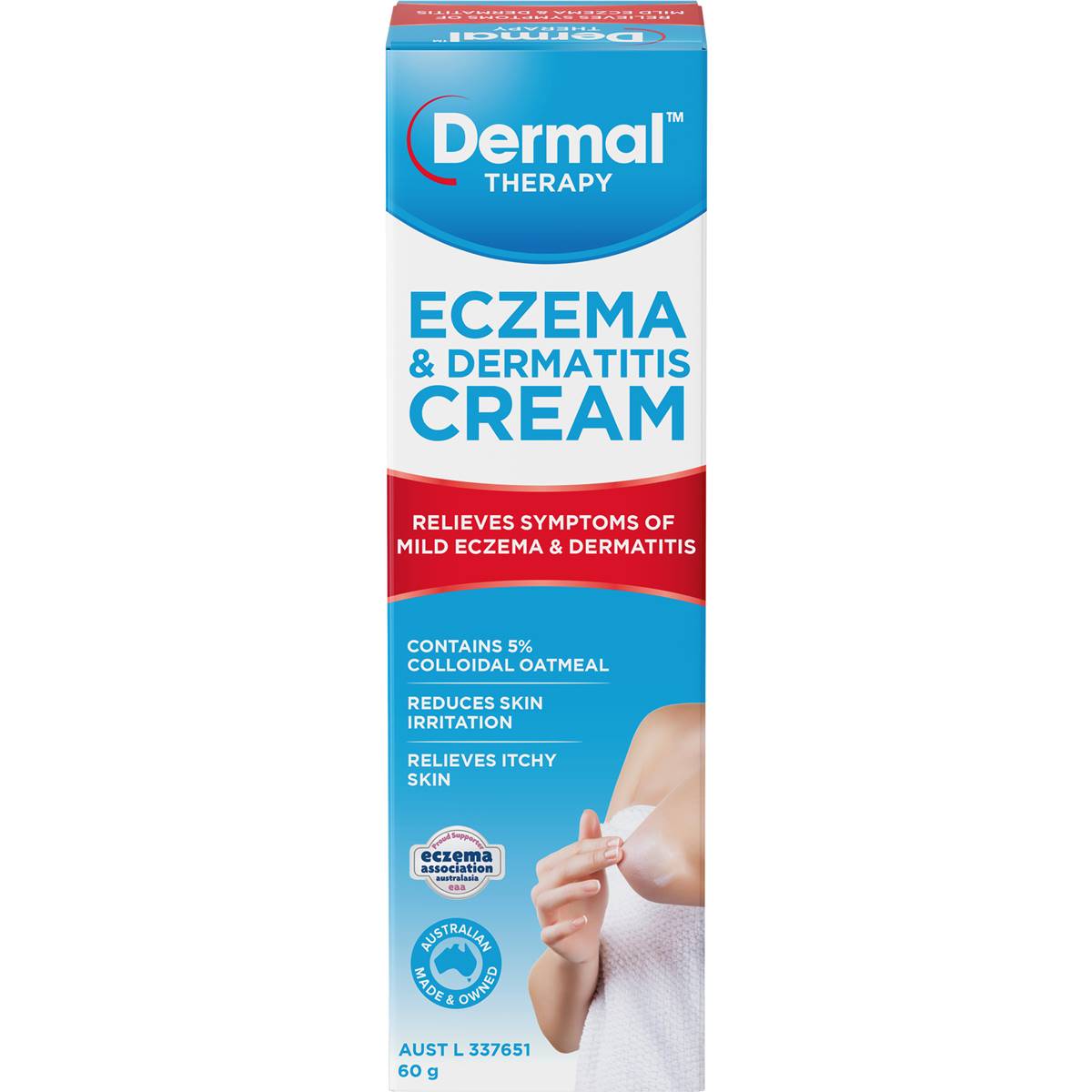 Dermal Therapy Eczema & Dermatitis Cream 60g | Woolworths