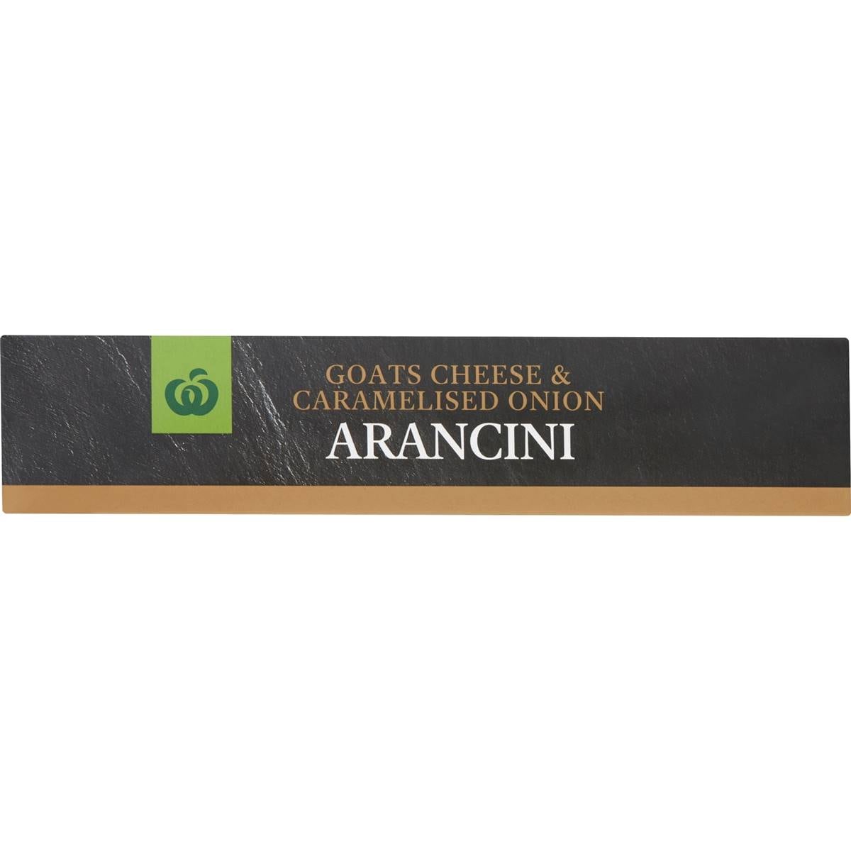 Woolworths Goats Cheese & Caramelised Onion Arancini 250g Woolworths