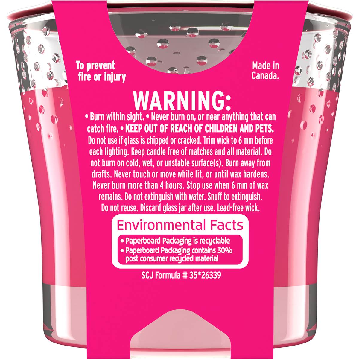 Glade Candle Air Freshener Limited Edition 96g Woolworths