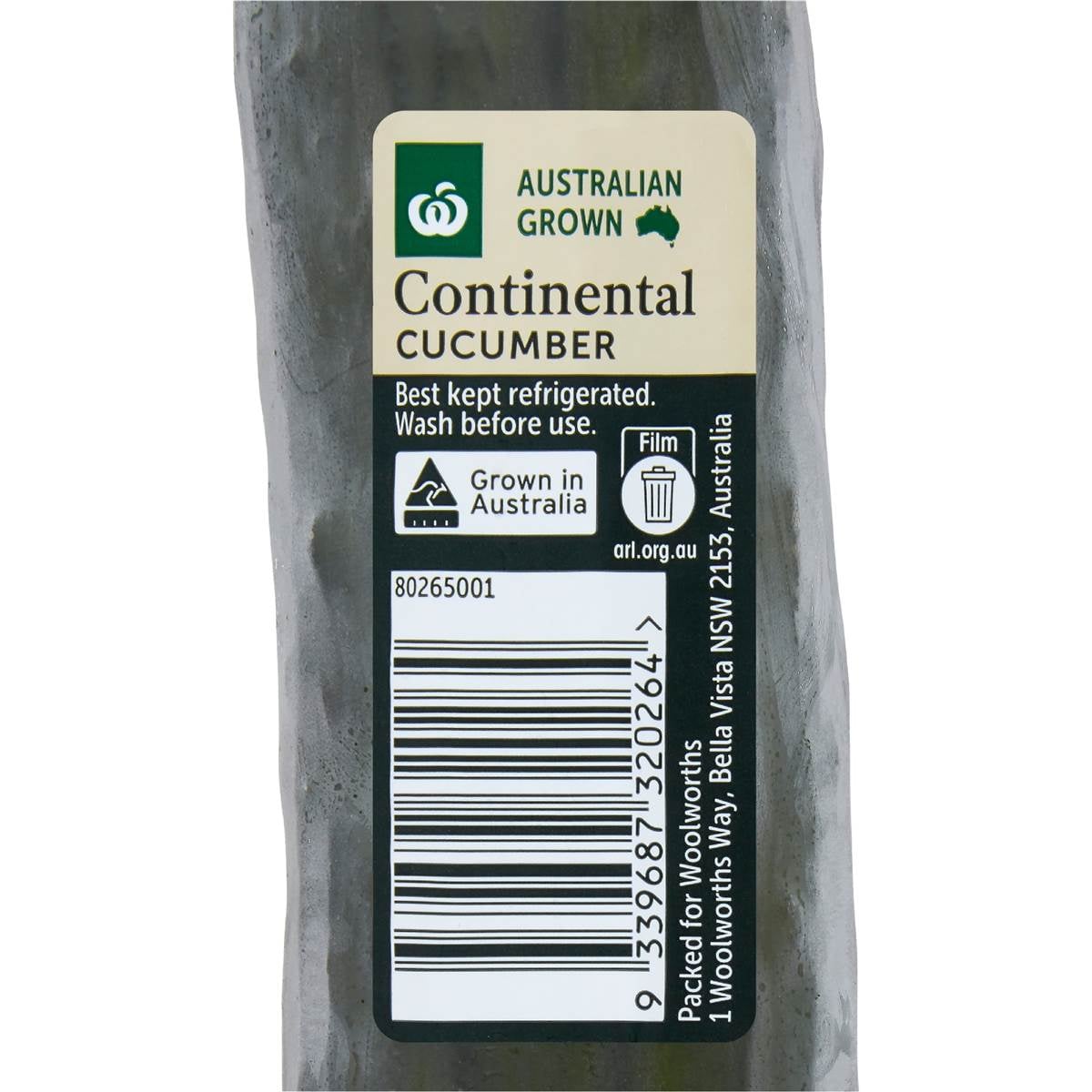 Woolworths Continental Cucumbers Each Woolworths
