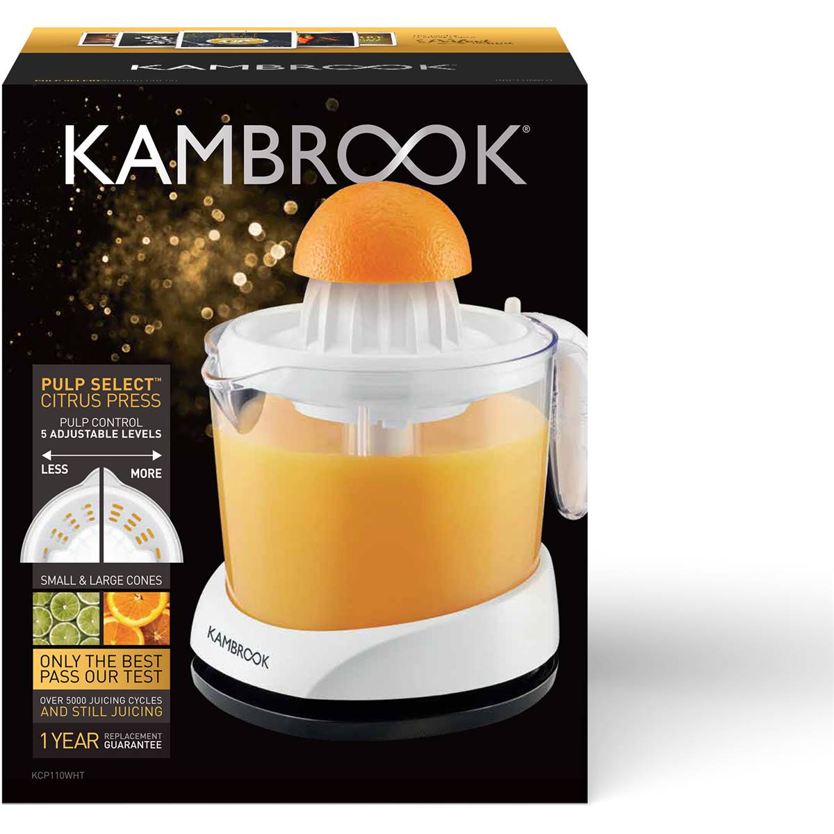 Kambrook Pulp Select Citrus Press Each Woolworths