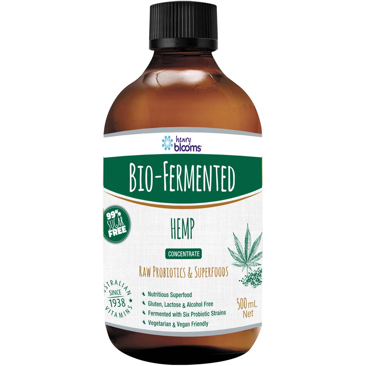 Henry Blooms Bio-fermented Hemp