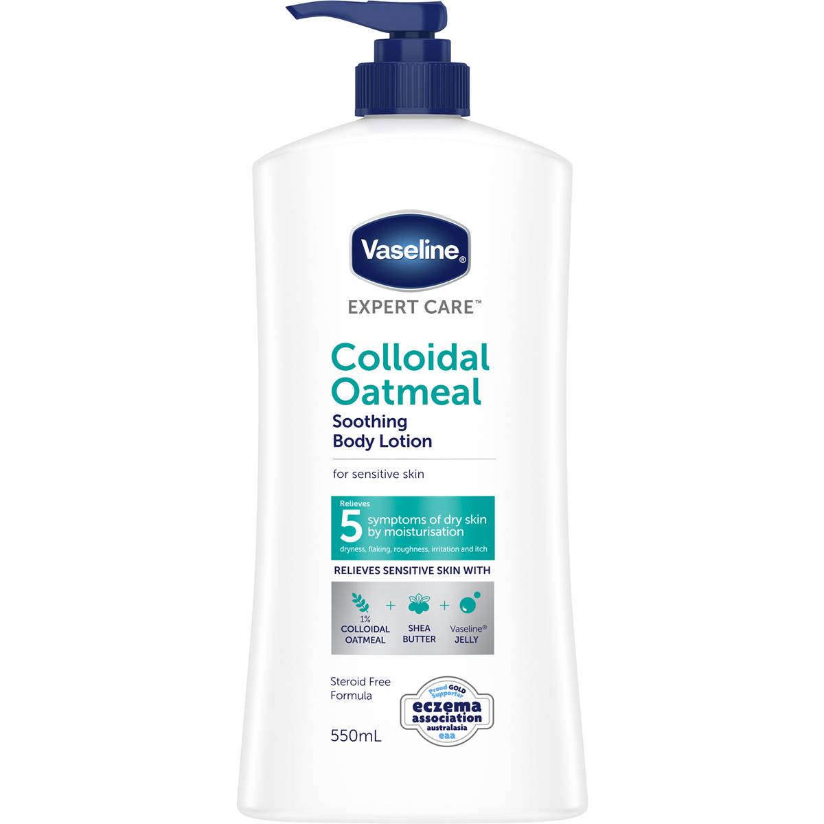 Vaseline Expert Care Colloidal Oatmeal Soothing Body Lotion 550ml ...