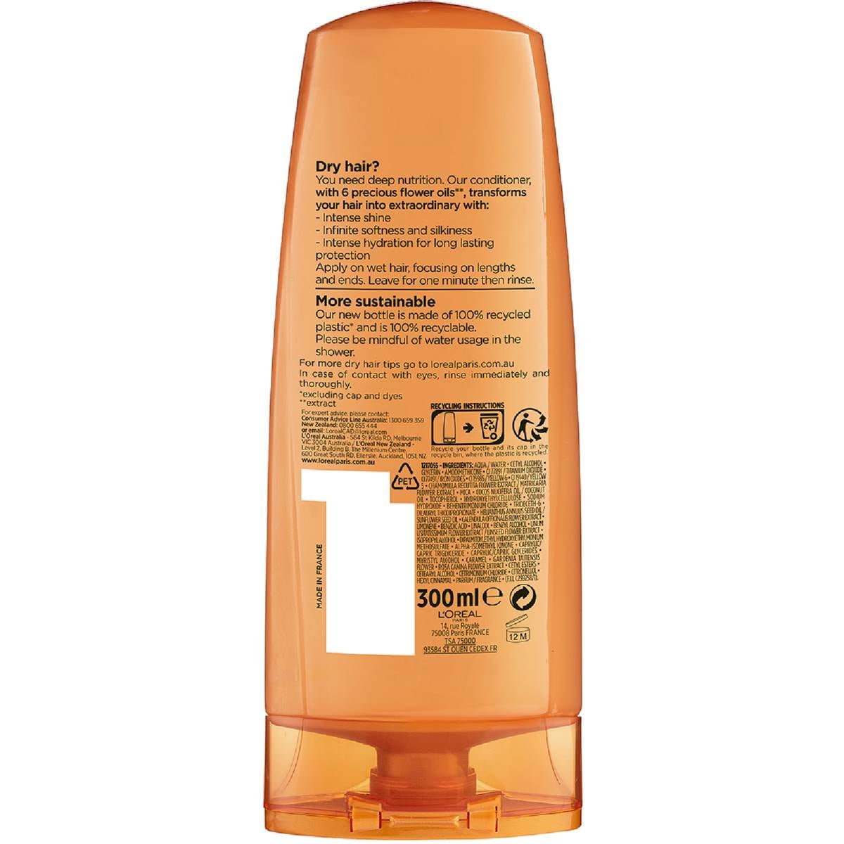 L'oreal Elvive Extraordinary Oil Nourishing Conditioner 300ml Woolworths