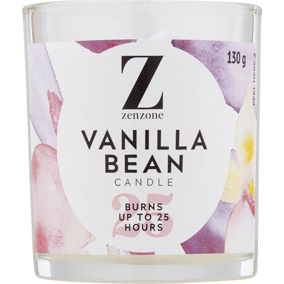 Zenzone Candle Vanilla 130g Woolworths