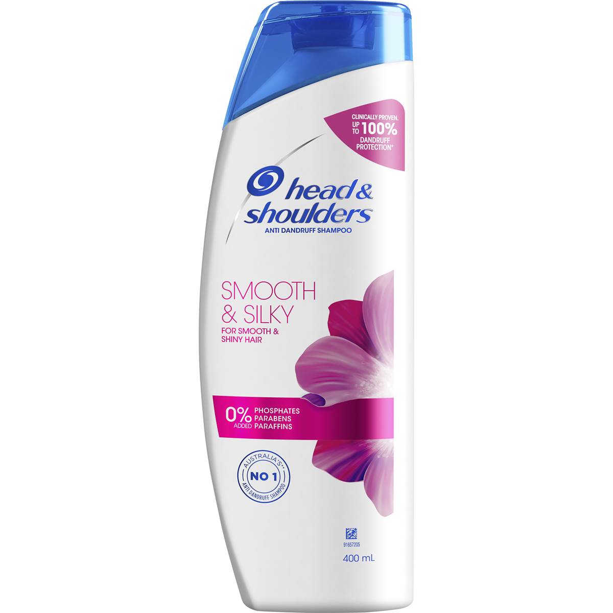 Head & Shoulders Smooth & Silky Anti Dandruff Shampoo 400ml | Woolworths