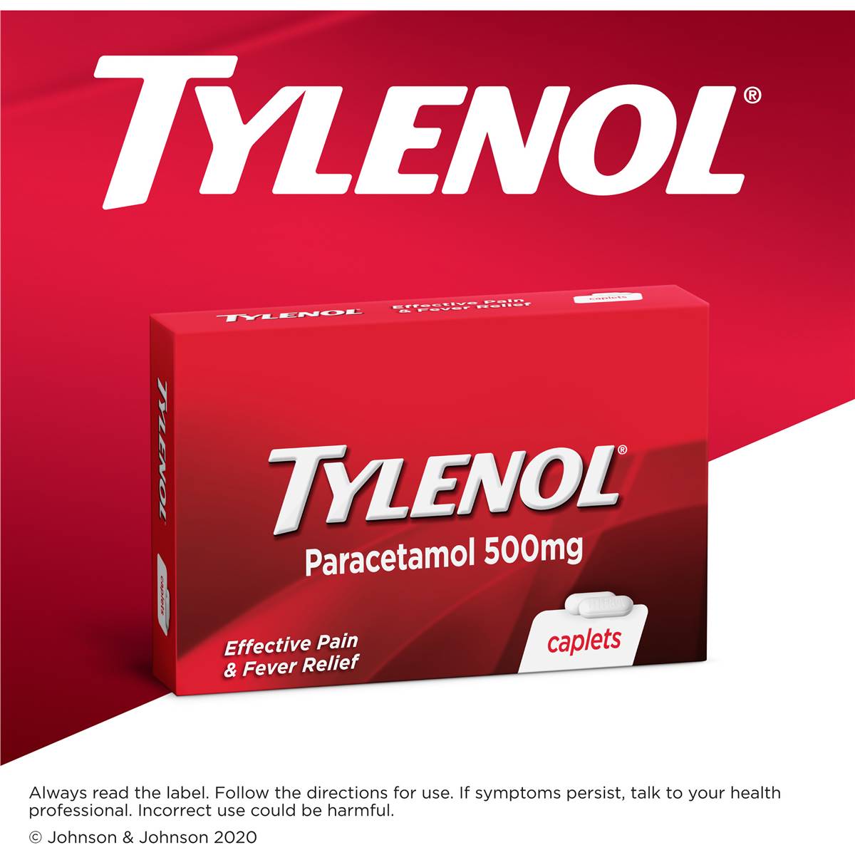 Tylenol Paracetamol 500mg 10 Pack Woolworths