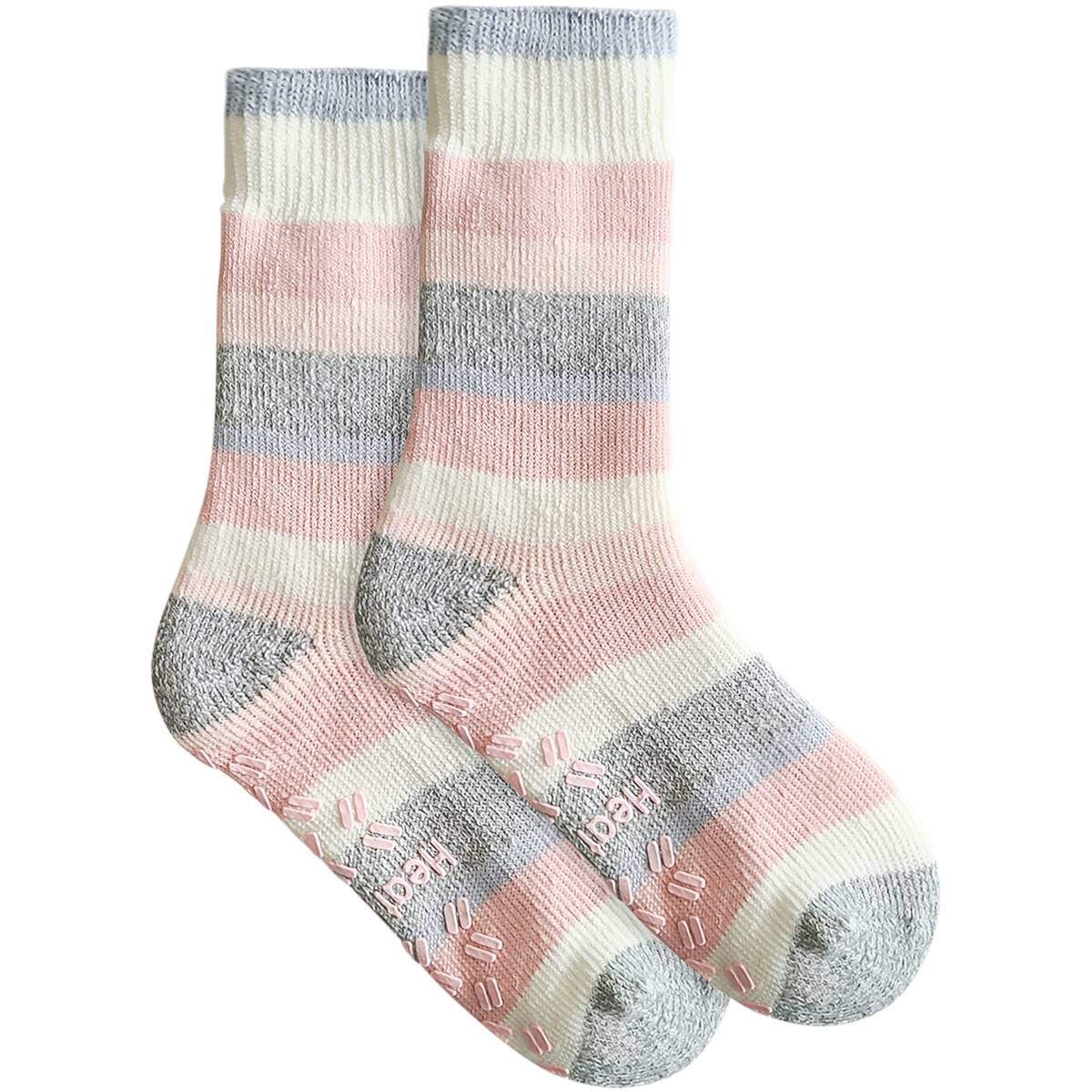 Underworks Ladies Heat Bods Thermal Tog 2.3 Socks Grey Size 58 1 Pair