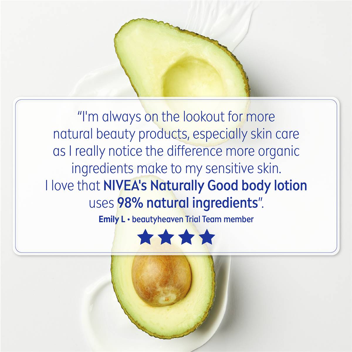 Nivea Naturally Good Avocado Hydrating Body Lotion 350ml Woolworths