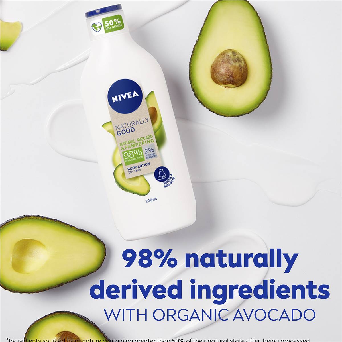 Nivea Naturally Good Avocado Hydrating Body Lotion 350ml Woolworths