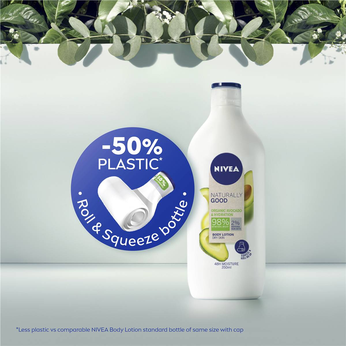 Nivea Naturally Good Avocado Hydrating Body Lotion 350ml Woolworths