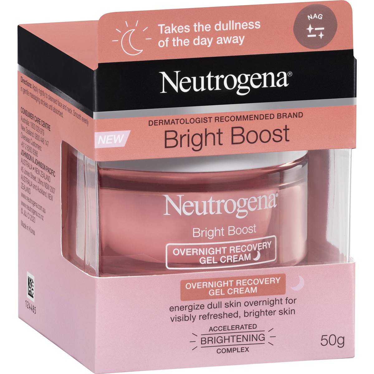 Neutrogena Bright Boost Overnigh Recovery Gel 50g | Woolworths