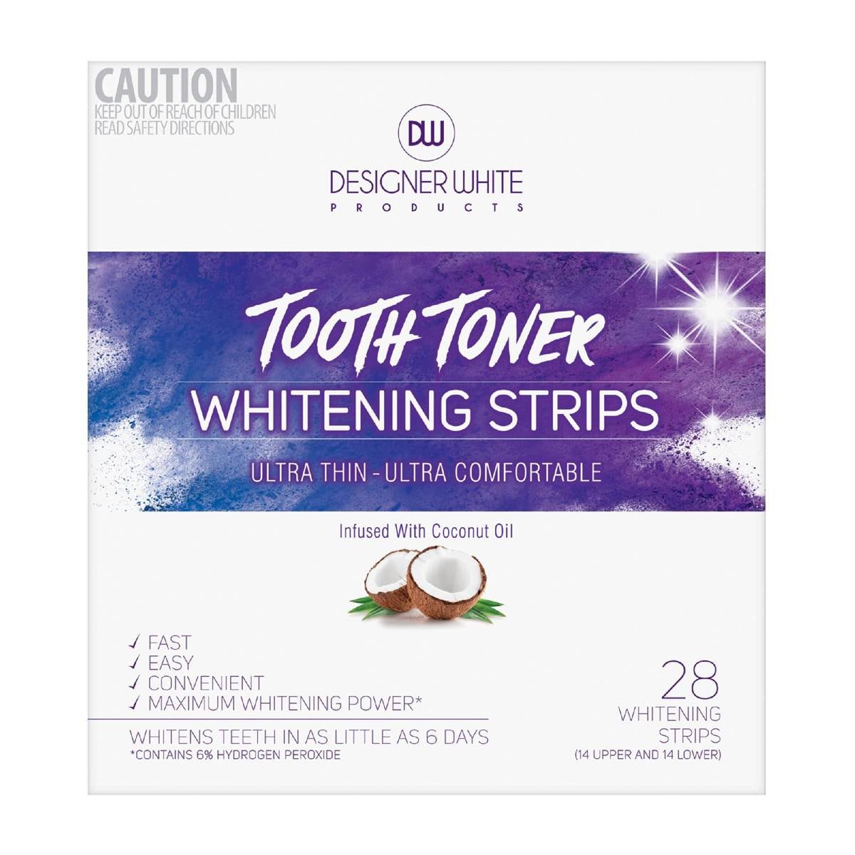 Piksters White Tooth Toner Whitening Strips 28 Pack Woolworths
