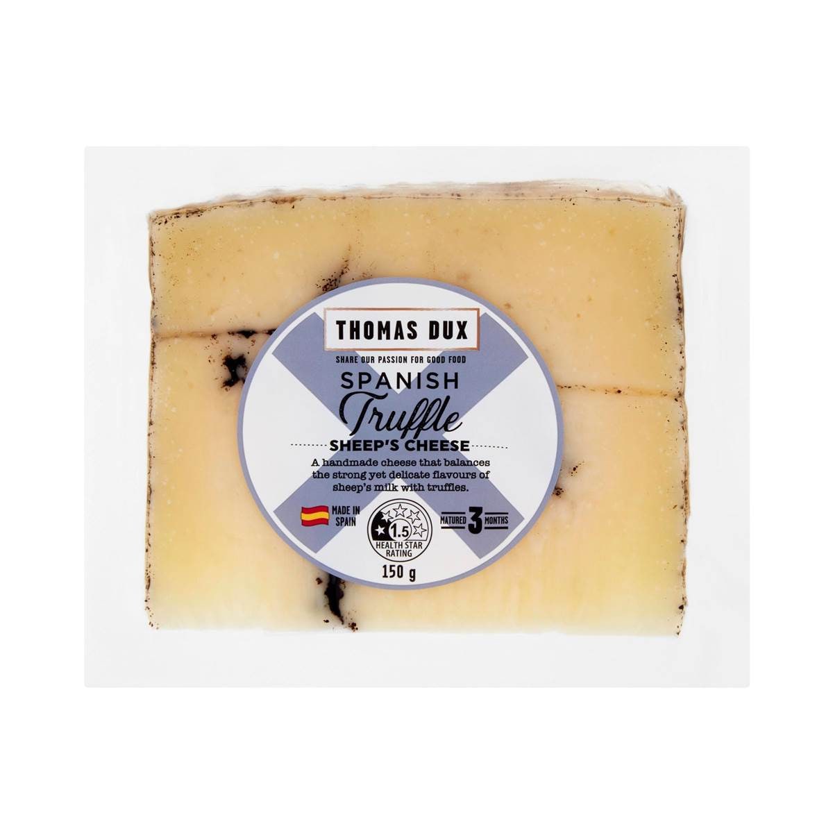 Thomas Dux Spanish Sheeps Cheese With Truffle 150g
